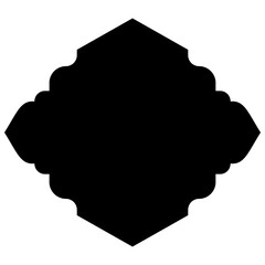 Islamic Label Emblem Shape Glyph Pictogram symbol visual illustration