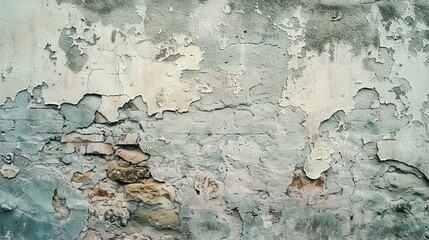 Background. Dirty wall with worn paint.