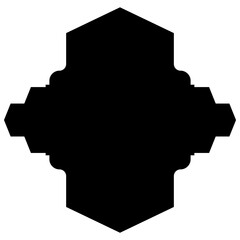 Islamic Label Emblem Shape Glyph Pictogram symbol visual illustration