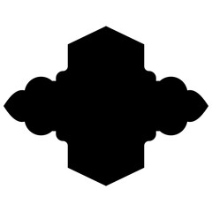 Islamic Label Emblem Shape Glyph Pictogram symbol visual illustration