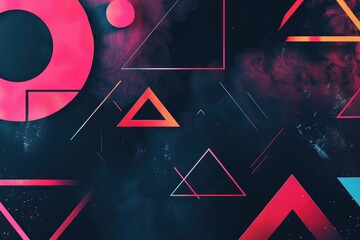 Abstract geometric design suitable for modern graphic projects