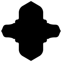 Islamic Label Emblem Shape Glyph Pictogram symbol visual illustration