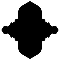 Islamic Label Emblem Shape Glyph Pictogram symbol visual illustration