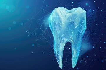 A tooth covered in plastic, suitable for dental concepts