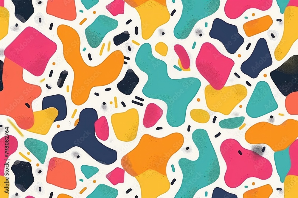 Aufkleber Vibrant abstract pattern suitable for various design projects