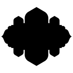 Islamic Label Emblem Shape Glyph Pictogram symbol visual illustration