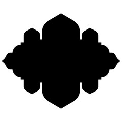 Islamic Label Emblem Shape Glyph Pictogram symbol visual illustration