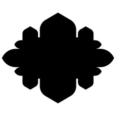 Islamic Label Emblem Shape Glyph Pictogram symbol visual illustration