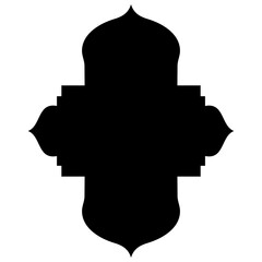 Islamic Label Emblem Shape Glyph Pictogram symbol visual illustration