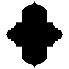 Islamic Label Emblem Shape Glyph Pictogram symbol visual illustration