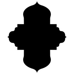 Islamic Label Emblem Shape Glyph Pictogram symbol visual illustration