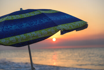 parasol, umbrella, summer, vacation, beach, sun, sea, relax, mediterranean sea, sunny, travel,...