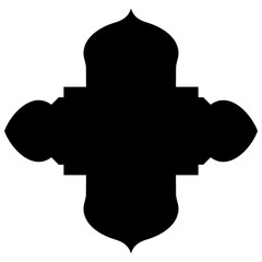Islamic Label Emblem Shape Glyph Pictogram symbol visual illustration