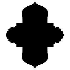 Islamic Label Emblem Shape Glyph Pictogram symbol visual illustration