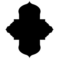 Islamic Label Emblem Shape Glyph Pictogram symbol visual illustration