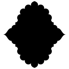 Islamic Label Emblem Shape Glyph Pictogram symbol visual illustration