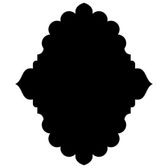 Islamic Label Emblem Shape Glyph Pictogram symbol visual illustration