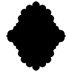 Islamic Label Emblem Shape Glyph Pictogram symbol visual illustration
