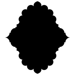 Islamic Label Emblem Shape Glyph Pictogram symbol visual illustration