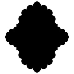 Islamic Label Emblem Shape Glyph Pictogram symbol visual illustration