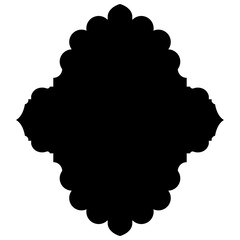 Islamic Label Emblem Shape Glyph Pictogram symbol visual illustration