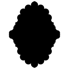 Islamic Label Emblem Shape Glyph Pictogram symbol visual illustration