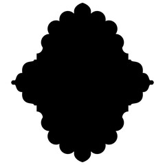 Islamic Label Emblem Shape Glyph Pictogram symbol visual illustration