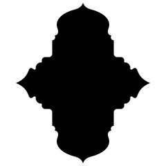 Islamic Label Emblem Shape Glyph Pictogram symbol visual illustration