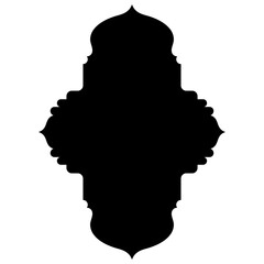 Islamic Label Emblem Shape Glyph Pictogram symbol visual illustration