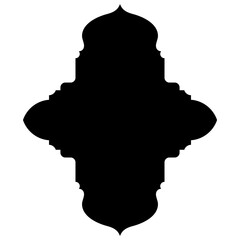 Islamic Label Emblem Shape Glyph Pictogram symbol visual illustration