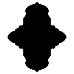 Islamic Label Emblem Shape Glyph Pictogram symbol visual illustration