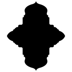 Islamic Label Emblem Shape Glyph Pictogram symbol visual illustration