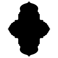Islamic Label Emblem Shape Glyph Pictogram symbol visual illustration