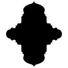 Islamic Label Emblem Shape Glyph Pictogram symbol visual illustration