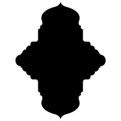 Islamic Label Emblem Shape Glyph Pictogram symbol visual illustration