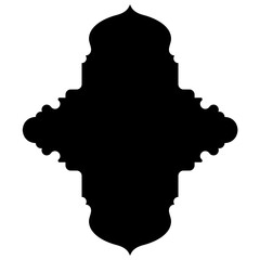 Islamic Label Emblem Shape Glyph Pictogram symbol visual illustration