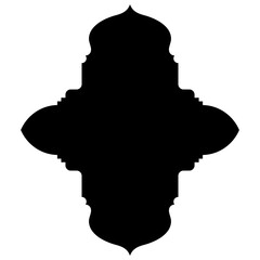 Islamic Label Emblem Shape Glyph Pictogram symbol visual illustration
