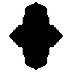 Islamic Label Emblem Shape Glyph Pictogram symbol visual illustration