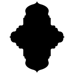 Islamic Label Emblem Shape Glyph Pictogram symbol visual illustration