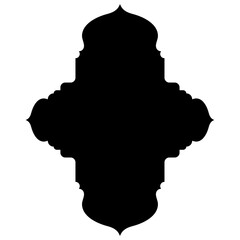 Islamic Label Emblem Shape Glyph Pictogram symbol visual illustration