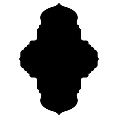Islamic Label Emblem Shape Glyph Pictogram symbol visual illustration