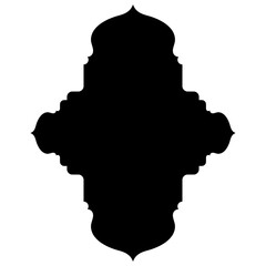 Islamic Label Emblem Shape Glyph Pictogram symbol visual illustration