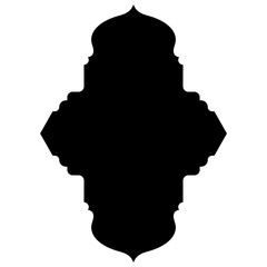 Islamic Label Emblem Shape Glyph Pictogram symbol visual illustration