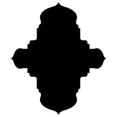 Islamic Label Emblem Shape Glyph Pictogram symbol visual illustration