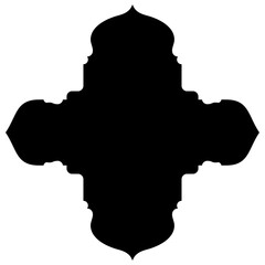 Islamic Label Emblem Shape Glyph Pictogram symbol visual illustration