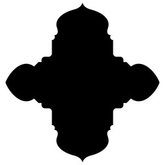 Islamic Label Emblem Shape Glyph Pictogram symbol visual illustration