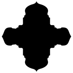 Islamic Label Emblem Shape Glyph Pictogram symbol visual illustration