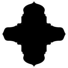 Islamic Label Emblem Shape Glyph Pictogram symbol visual illustration