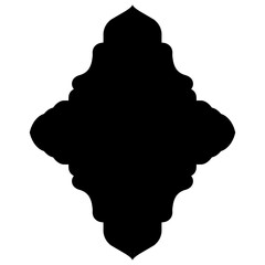 Islamic Label Emblem Shape Glyph Pictogram symbol visual illustration