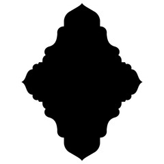 Islamic Label Emblem Shape Glyph Pictogram symbol visual illustration